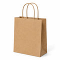 Sacchetto regalo 25 x 11 x 31 cm in carta kraft marrone con manici ritorti
